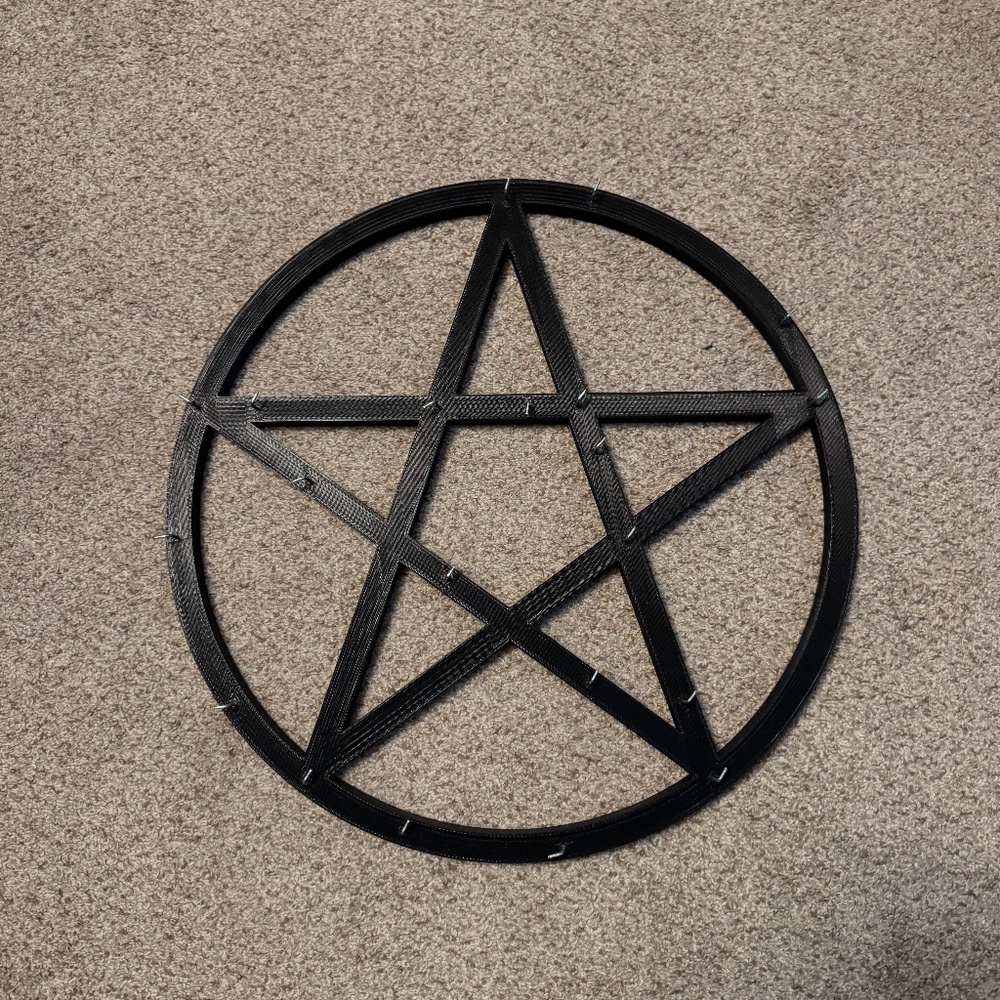 Pentagram Wall Jewelry Holder